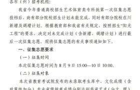 四川关于2024年艺术体育类专科批未完成计划院校第二次征集志愿的通知_高考网吗（2023艺术类征集志愿本科院校）
